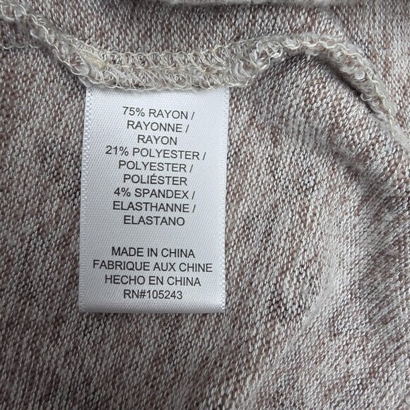 Bobeau Cardigan Womens Large Leopard Asymmetrical Wrap Button Style MC0KG7BP - Picture 7 of 10